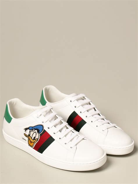 sneaker gucci disney|gucci disney donald duck shoes.